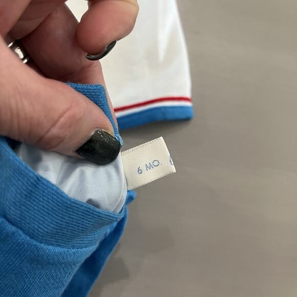 NWOT Vintage Carter’s 2 Piece Set Snap Top & Lined Bottoms Tennis Outfit 6M - Picture 9 of 9